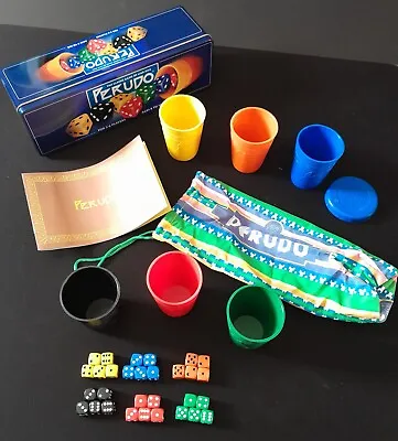 Perudo Dice Game (Liar Dice) - Tin Box Edition - Paul Lamond Games - 2002 • £15.99