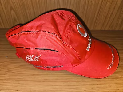2007 Alonso Hamilto F1 Formula One Vodaphone McLaren MP4-22 Red Baseball Cap • £7.50