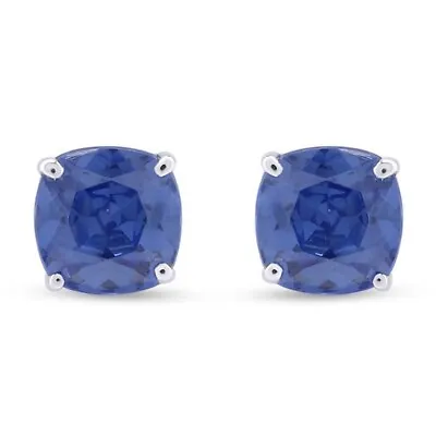 1.31ct Solitaire Stud Earrings Push Back Simulated Tanzanite 925 Sterling Silver • $24.02