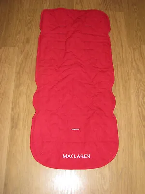 Maclaren Maajor Elite Seat Liner Red • £45