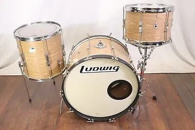 Ludwig Player Grade 3pc Drum Kit Set Vintage • $1191.20