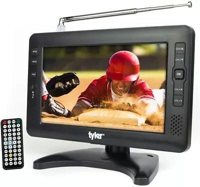 Tyler 9  Portable TV LCD Monitor Rechargeable Battery Powered Wireless HD-TV • $89.99