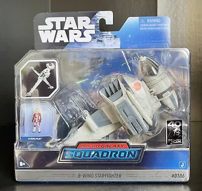 Star Wars The Micro Galaxy Squadron #0106 B-WING STARFIGHTER Ships Today! • $28.99