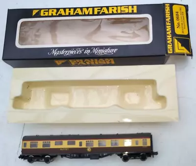 Graham Farish N Gauge 0684 BR 63ft MK1 Corr. 2nd (SK) WR MIB • £17