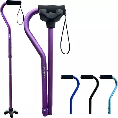 Adjustable Cane For Men & Women - Lightweight & Sturdy Offset Walking Stick - W/ • $20.85