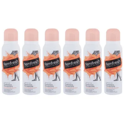 £19 • Buy 6 X Femfresh - Intimate Deodorant Spray - Skin Care - Freshness - 125ml