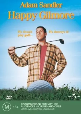 Happy Gilmore : Adam Sandler : NEW DVD : Region 4 : • $6.15