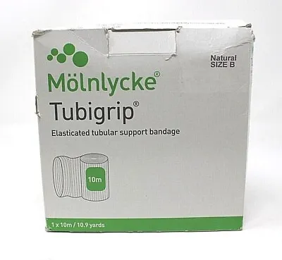 $14.99 • Buy Molnlycke 1449 Tubigrip Elasticated Tubular Bandage Size B 10M Box Of 1