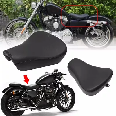 Motorcycle Front Driver Rider Solo Seat For Harley Sportster XL 1200 883 72 48 • $59.65