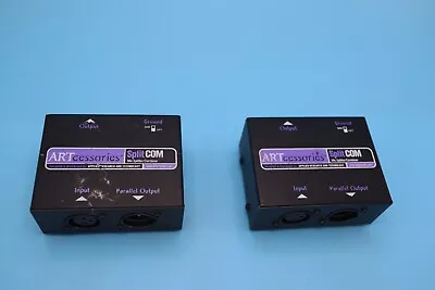 TWO (2x) Art Artcessories Pro Split Com High-Performance Microphone Splitter • $30