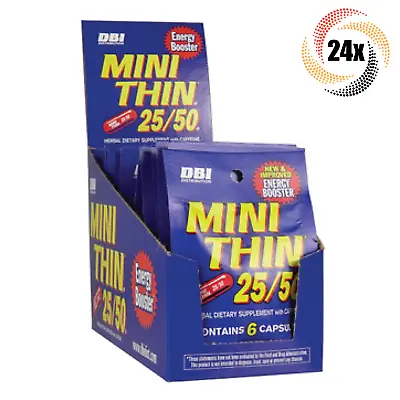 24x Packets DBI Mini Thin 25/50 Herbal Dietary Supplement | 6 Capsules Each • $26.49