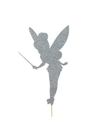 Tinkerbell Fairy Birthday Cake Topper Pretty Wand • $18