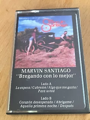 MARVIN SANTIAGO Bregando Con Lo Mejor Cassette Tape 1988 TH-2539 TH-Rodven • $15.98