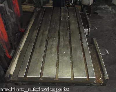 51.5  X 21  X 2.5  Steel Welding T-Slotted Table Cast Iron Layout Plate 5 SLOTS • $675