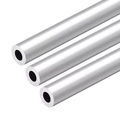 3pcs Aluminum Round Tube 300mm Length 15mm OD 8mm Inner Dia Seamless Tubing  • $17.70