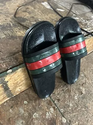 Gucci Slides Men 8.5 New Leather • $100