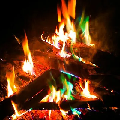 Magic Fire Colorful Flame Powder Camp Outdoor Party Bonfire Mystical Firepit Pit • $5.98