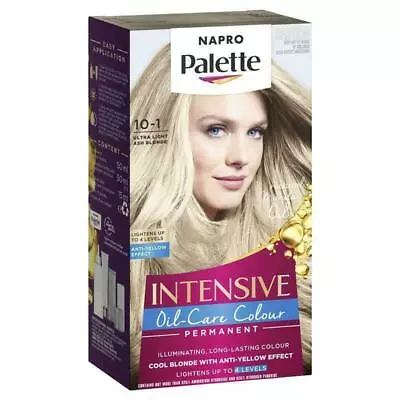 * Schwarzkopf Napro Palette Hair Colouring 10.1 Ultra Light Ash Blonde Colour • £6.91