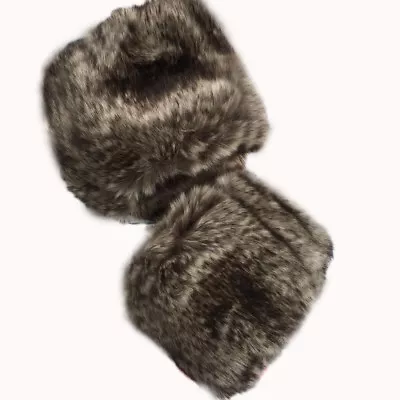 Luxury Women Coat Cuff Bracelet Wristband Wrist Arm Warm Faux Raccoon Fur Cuff • $4.59