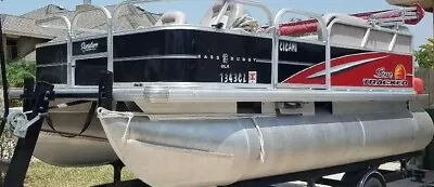 $16999.99 • Buy 2014 Suntracker 16DLX Pontoon Boat, 40 HP Mercury,  & McClain Saltwater Trailer