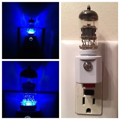 Pre-Amp Vacuum Tube Blue LED Night Light With Valve From McIntosh Amplifier • $29.95
