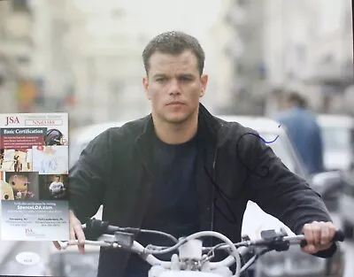 Matt Damon Signed Jason Bourne Identity 11x14 Photo W/JSA COA NN63388 Supremacy • $99.95