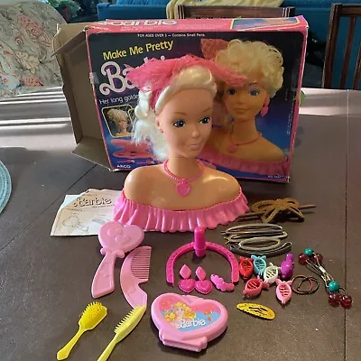 Make Me Pretty Barbie Styling Head Vintage 1987 W/ Box No. 7921 • $50