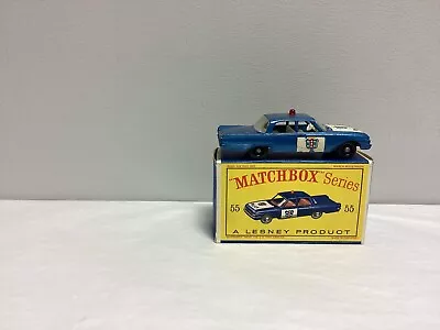 Matchbox LESNEY Moko POLICE PATROL CAR No. 55 & ORIGINAL BOX • $63