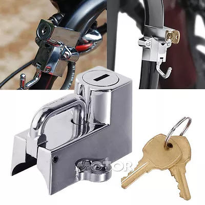 Chrome Motor Anti-theft Helmet Lock For Yamaha V-Star 650 950 1300 250 Classic • $23.99