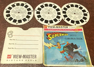 STAR TREK/SUPERMAN SAWYER 584-123 SCARCE 1974 1970 VIEW-MASTER VG Cond!!!! • $14.99