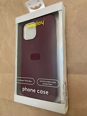 Heyday Apple IPhone 12 Pro Max Silicone Case Wireless Charging Ok - Mulberry • $6.99