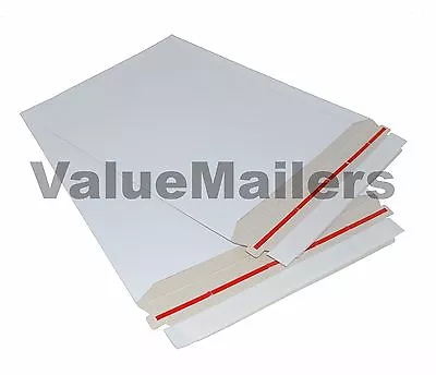 1000 6 X 6 Rigid CD/DVD Media/Photo White Cardboard Envelopes Mailers Stay Flat • $179.95