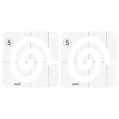  2 Pcs Ironing Ruler For Sewing Quilting Frame Acrylic Simple • £9.38