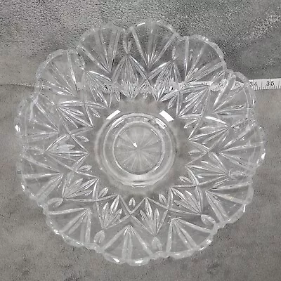 Serving Bowl Crystal Legend By Godinger Silver Art Handcrafted Made In Slovakia • $18.17