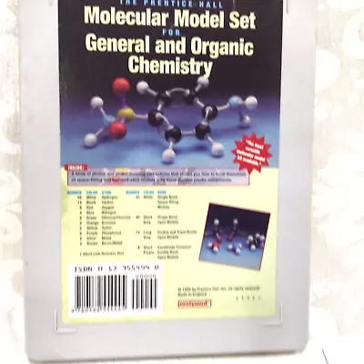 $14.08 • Buy The Prentice Hall Molecular Model Set General Organic Chemistry 1998 Box Kit 