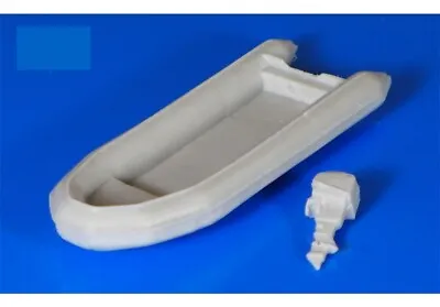 £20.99 • Buy Model Boat Fittings Inflatable Dinghy With Outboard Motor 105mm X 50mm CMBA48105