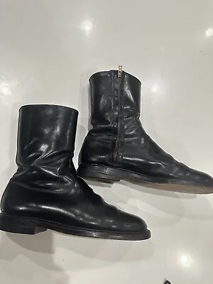 Vintage Lee Kee Hong Kong Men’s Black Boot Size 10 • $150