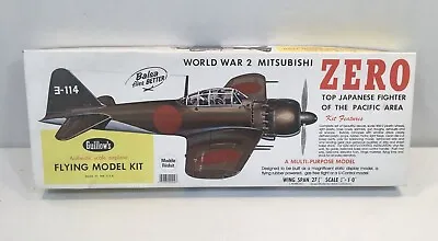 Vintage Guillow's WWII Mitsubishi ZERO Balsa Wood Model • $30