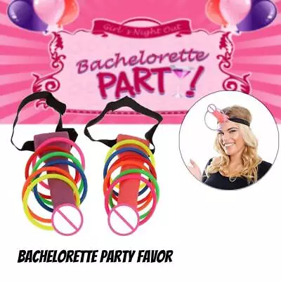 2 Set Bachelorette Party Favor Night Out Hen Ring Toss Games Novelty Toys • $18.36