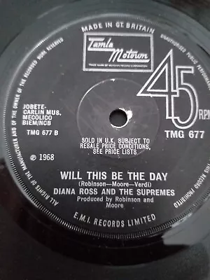 Tamla Motown - Diana Ross & The Supremes - 45 Rpm 7  Single Vinyl Record - Lo... • £1
