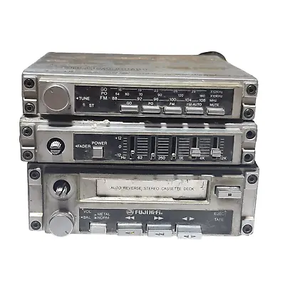 $160 • Buy Fuji Car Audio Compo Cassette Equalizer Tuner Fm Player Vintage Stereo For Parts