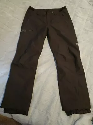 Marmot Goretex Pants Men XL Black Snow Ski Cargo - Length 36 Long • $75