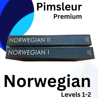 Pimsleur Norwegian Levels 1 & 2 Complete Language Course. • £12.99