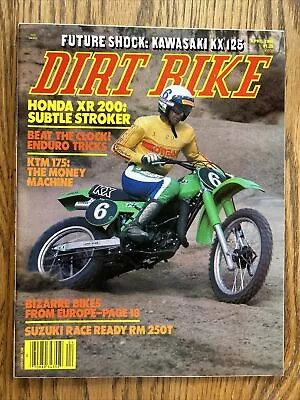 Dirt Bike April 1980 Honda XR 200 KTM 175 Suzuki Race RM 250T Bizarre Bikes • $10