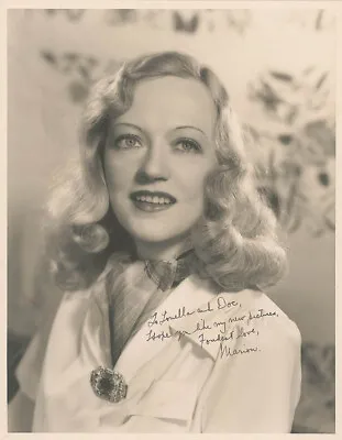 Marion Davies - Autographed Inscribed Photograph • $1100