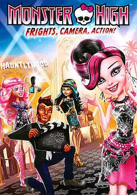 Monster High Frights Camera Action! (DVD) DISC & COVER ART ONLY NO CASE NEW • $2.75