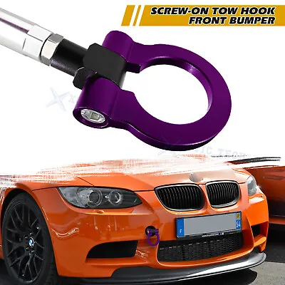 JDM Sport Purple Track Racing Aluminum Tow Hook For BMW 325i 328i 330i 335i E90 • $17.97