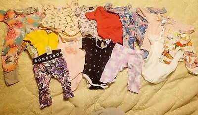 Baby Girl Clothes Bundle Size 0000 Bonds Target Disney.. 13 Items • $34.05
