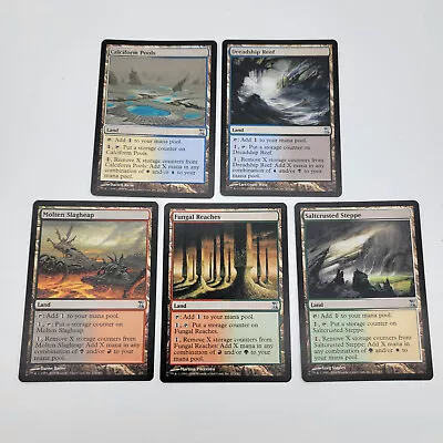 5 Storage Land - Time Spiral - 1x Of Each - MP-NM - Sets - Magic MTG FTG • $4.99