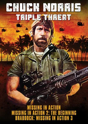 Chuck Norris: Triple Threat: Missing In Action / Missing In Action 2 The Beginn • $6.97